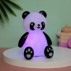 LED Panda Night Light 7 Colors Changing Lights Children's Glow Toy Cartoon