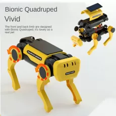 LELEAIBO NEW TOY  SMART SOLAR ROBOT DOG SCIENCE TECHNOLOG ELECTRIC EDUCATIONAL TOYS