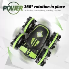 NEWEST HIGH-TECH 2.4G AMPHIBIOUS STUNT REMOTE CONTROL CAR