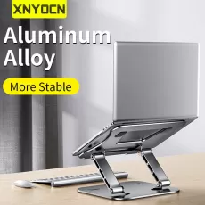XNYOCN LAPTOP STAND ADJUSTABLE ALUMINUM ALLOY NOTEBOOK STAND COMPATIBLE WITH 10-17 INCH LAPTOP
