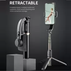 NEW BLUETOOTH HANDHELD GIMBAL STABILIZER SELFIE STICK EXPANDABLE HANDHELD MONOPOD MINI TRIPOD