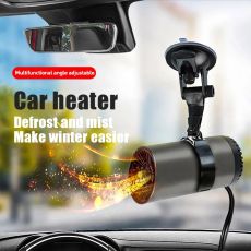 12V/24V 800W Car Heater Kit - High Power Double Outlet 5 Second Fast Heating Defrost for Automobile
