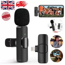 WIRELESS LAVALIER MICROPHONE MIC FOR IPHONE IPAD