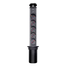 KEKA EU PLUG 2/3/4/5 POWER KITCHEN TABLE ELECTRICAL SOCKET DESKTOP SOCKETS POWER 1 LED+2 CHARGE USB