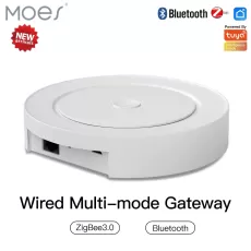 MOES MULTI-MODE SMART GATEWAY ZIGBEE WIFI BLUETOOTH MESH WIRED HUB WORK WITH TUYA SMART APP