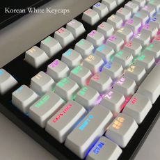 104 Keys Russian Korean Backlit Keycaps For Mechanical Gaming Keyboard