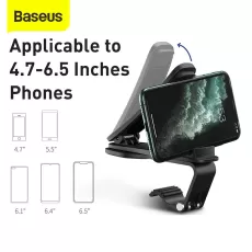 BASEUS CAR CENTRE CONSOLE PHONE MOUNT ADJUSTABLE UNIVERSAL DASHBOARD MOBILE PHONE HOLDER