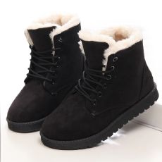 Women Boots Winter Warm Snow Boots Women Faux Suede Ankle Winter Shoes