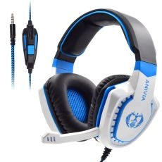 Gaming Headset Noise Isolating Over Ear Headphones with Mic, Volume Control, Bass Surround