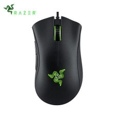 Black Razer DeathAdder Essential Wired Gaming Mouse Mice 6400DPI Optical Sensor