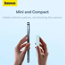 BASEUS POWER BANK 10000MAH MINI MAGNETIC WIRELESS FAST CHARGE WITH AUTO-WAKE FOR IPHONE