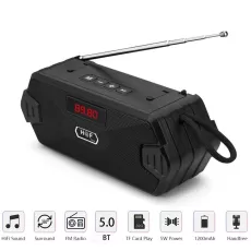 PORTABLE WIRELESS BLUETOOTH-COMPATIBLE SPEAKER  BASS COLUMN OUTDOOR USB SPEAKERS WITH FM RADIO