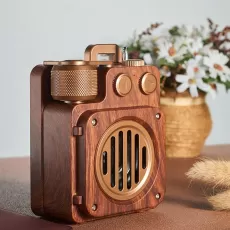 RETRO SPEAKER BLUETOOTHS WIRELESS SUBWOOFER OUTDOOR PORTABLE STRONG BASS RADIO SOUND BOX
