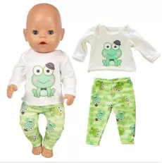 FASHION FROG  SURIT WEAR FOR 43CM  BABY DOLL 17 INCH BORN BABIES DOLLS