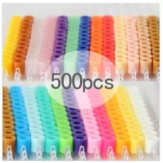 500 PCS PACK 5MM HAMA BEADS/ PUPUKOU IRON BEADS GREAT KID FUN