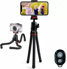 PHONE TRIPOD LINKCOOL 360 DEGREE ROTATION FLEXIBLE OCTOPUS TRAVEL TRIPOD