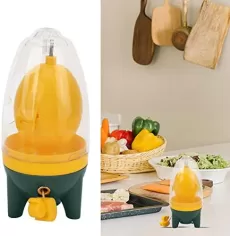EGGS SPINNERS, SILICONE MANUAL EGG SHAKER,WHITE YOLK MIXER EGG MAKER,HAND OPERATED EGG SCRAMBLER SHAKER WHISK MAKER,CREATIVE KITCHEN COOKING TOOL FOR MIXING EGG WHITE EGG YOLK