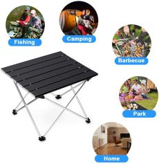 Ultralight Portable Folding Camping Table Foldable Outdoor Dinner Desk High Strength Aluminum Alloy
