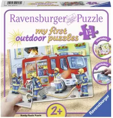 RAVENSBURGER 05613 CHILDREN'S PUZZLE RAVENSBURGER 05613-MY FIRST PUZZLES OUTDOOR: THE FIRE BRIGADE