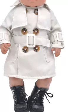BABY DOLL CLOTHES FOR 43CM NEW BORN DOLL AMERICAN DOLL OG GIRL'S GIFT CARTOON SUSPENDER PANTS DRESS SHOES