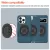 UNIVERSAL ALUMINUM BIKE AND BICYCLE PHONE HOLDER, SECURE STEM MOUNT FOR MTB AND ROAD CYCLING, QUICK ATTACH/DETACH