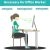 COMPUTER ARM REST FOR DESK, ADJUSTABLE ARM REST SUPPORT FOR COMPUTER DESK ERGONOMIC ARM REST EXTENDER ROTATING MOUSE PAD HOLDER FOR TABLE