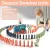 DOMINO TRAIN SET, AUTOMATIC DOMINOES TRAIN TOYS FOR KIDS, ELECTRIC DOMINO BRICK LAYING TRAIN SET KIDS GAMES BUILDING AND STACKING TOY