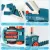 DOMINO TRAIN SET, AUTOMATIC DOMINOES TRAIN TOYS FOR KIDS, ELECTRIC DOMINO BRICK LAYING TRAIN SET KIDS GAMES BUILDING AND STACKING TOY
