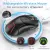 RECHARGEABLE WIRELESS MOUSE BLUETOOTH MOUSE - LED, 3 ADJUSTABLE DPI, BLUETOOTH SWITCH