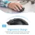 RECHARGEABLE WIRELESS MOUSE BLUETOOTH MOUSE - LED, 3 ADJUSTABLE DPI, BLUETOOTH SWITCH