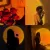 COLOR SUNSET LAMP LED PROJECTOR HOME DECORATION PHOTOGRAPHY BACKGROUND NIGHT LIGHT