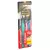 COLGATE ZIGZAG BLACK MEDIUM TOOTHBRUSH 3 PACK