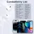 VEN-DENS POP-UP EARPHONE FOR APPLE IPHONE IPAD HIGH SOUND QUALITY VDEAR002 WHITE