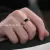FASHION NEW VINTAGE DRAGON PATTERN TITANIUM STEEL RING HIP HOP MEN SINGLE PARTY OPENING ADJUSTABLE RING