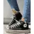 2020 WOMAN SPRING LEOPARD PRINT CANVAS FASHION SNEAKERS RHINESTONE SEQUIN