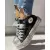 2020 WOMAN SPRING LEOPARD PRINT CANVAS FASHION SNEAKERS RHINESTONE SEQUIN