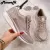 WOMEN CASUAL SHOES 2020 FASHION WEDGE FLAT ZIPPER LACE UP SNEAKERS