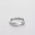 GEOMETRIC WAVE RING REAL 925 STERLING SILVER FINE JEWELRY FOR WOMEN