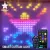 400LED SMART CURTAIN LIGHTS, RGBIC COLOR CHANGING CHRISTMAS LIGHTS STRING DIMMABLE DIY PATTERNS WITH MUSIC FOR BEDROOM COURTYARD