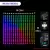 400LED SMART CURTAIN LIGHTS, RGBIC COLOR CHANGING CHRISTMAS LIGHTS STRING DIMMABLE DIY PATTERNS WITH MUSIC FOR BEDROOM COURTYARD