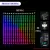 400LED SMART CURTAIN LIGHTS, RGBIC COLOR CHANGING CHRISTMAS LIGHTS STRING DIMMABLE DIY PATTERNS WITH MUSIC FOR BEDROOM COURTYARD