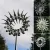 NEW UNIQUE AND MAGICAL METAL WINDMILL 3D WIND POWERED KINETIC SCULPTURE LAWN METAL WIND SOLAR SPINNERS YARD AND GARDEN DECOR