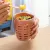 1PC DRIPABLE FRUIT CUP WITH FORK FOOD - LARGE CAPACITY FOOD STORAGE CONTAINERS - PICNIC BUCKET - SALAD CUP - STUDENT PORTABLE