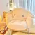 AOGER BIG SIZE CUTE CINNAMOROLL PLUSH - HALF SURROUNDED BLACK KUROMI CUSHION - BACKREST DORMITORY OFFICE NON-SLIP CHAIR CUSHION