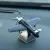 CAR INTERIOR ACCESSORIES - SOLAR AIRPLANE MODEL CENTER CONSOLE DECORATION - AIR FRESHENER
