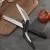 DOBELI SEPARABLE STAINLESS STEEL - BARBECUE STEAK CUTTING SHEAR HOUSEHOLD VEGETABLE SCISSORS 2 IN 1- MULTI KITCHEN TOOL FRUIT KNIFE