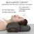ELECTRIC NECK MASSAGE PILLOW - HEATING VIBRATION NECK MASSAGER - BACK CERVICAL TRACTION RELAX SLEEPING MEMORY FOAM SPINE SUPPORT
