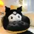 AOGER BIG SIZE CUTE CINNAMOROLL PLUSH - HALF SURROUNDED BLACK KUROMI CUSHION - BACKREST DORMITORY OFFICE NON-SLIP CHAIR CUSHION