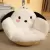 AOGER BIG SIZE CUTE CINNAMOROLL PLUSH - HALF SURROUNDED BLACK KUROMI CUSHION - BACKREST DORMITORY OFFICE NON-SLIP CHAIR CUSHION
