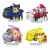 CHASE PAW PATROL - 4PCS/SET ORIGINAL BOX 100% GENUINE - MARSHALL SKYE RUBBLE - SUPER PUPS PULL BACK - TOY VEHICLES - KIDS BIRTHDAY GIFT
